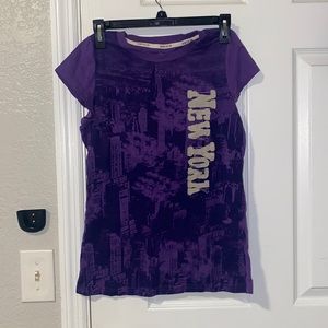 Purple New York City shirt